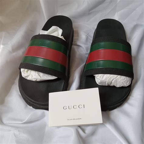 original gucci slides|authentic gucci slides.